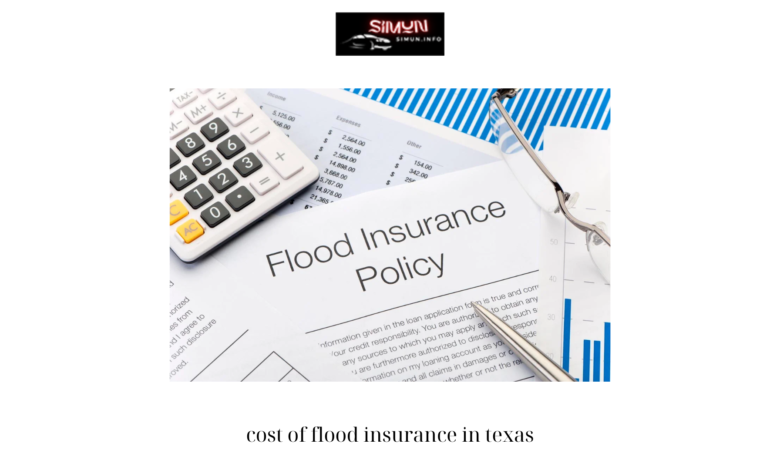 cost of flood insurance in texas