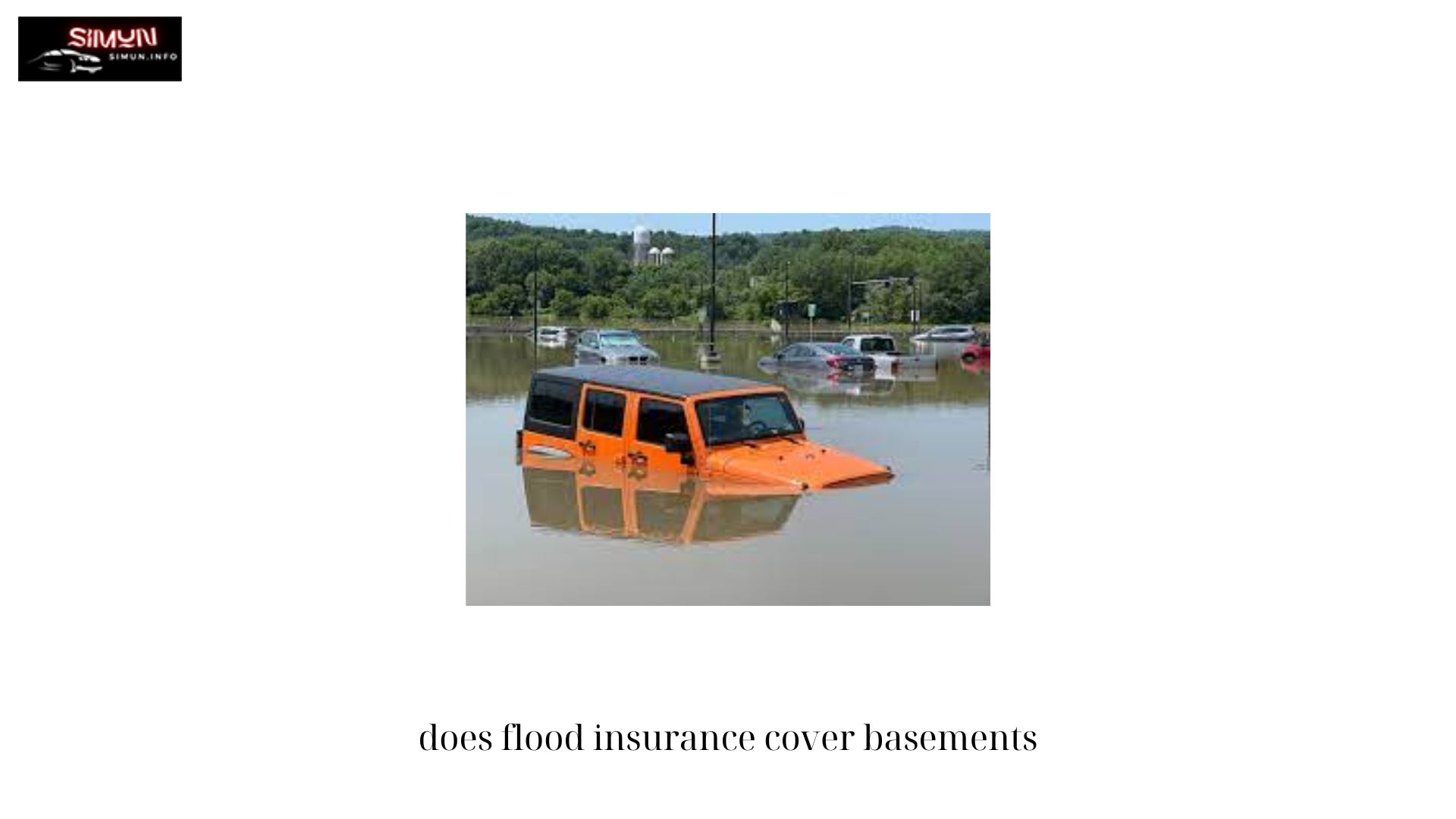 does flood insurance cover basements 3