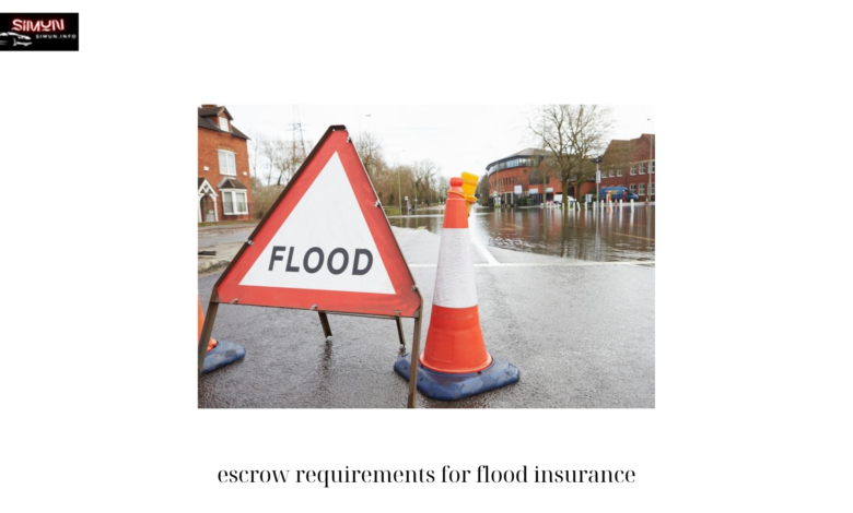 escrow requirements for flood insurance